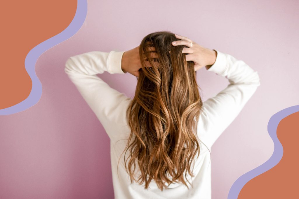 Short clip in hair extensions in different styles and colors